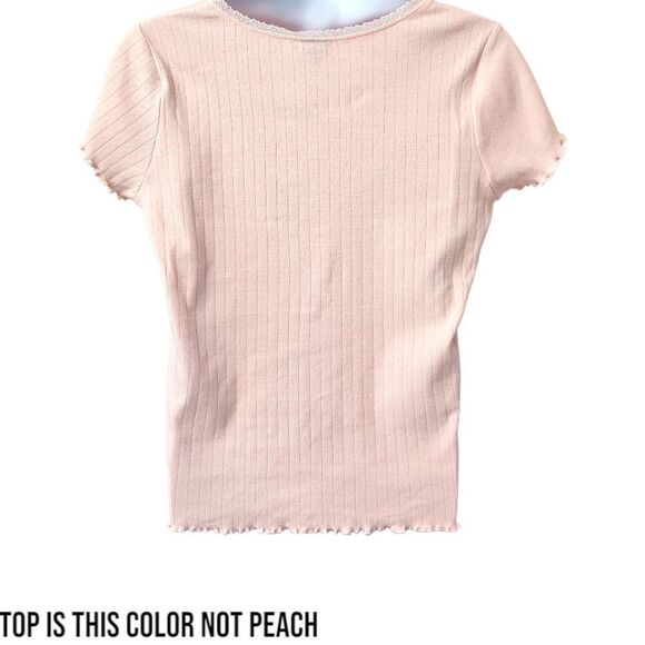 TORRID Plus Size New Pointelle Scoop Neck Lace Trim Impatient Pink Top 2X - Picture 10 of 16